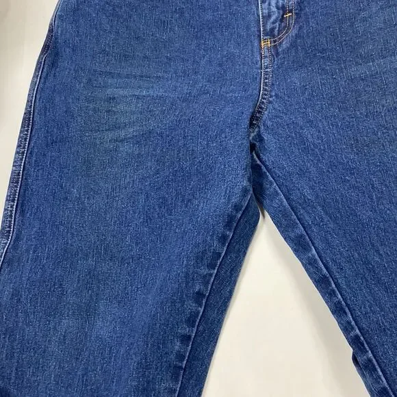 Vintage Unisex Classic Wrangler TM Jeans 32/33 Approximately No Label 🏷️ - Picture 8 of 16
